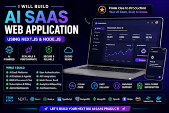 build custom ai saas web application