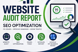 website audit report seo optimization google my business issues website
