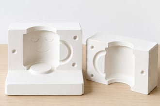 design slip casting plaster molds for ceramic pottery production