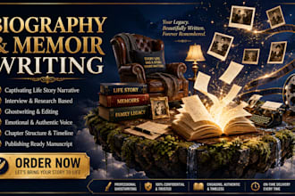 write your biography memoir autobiography life story  family legacy book