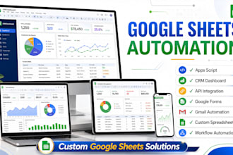 build google sheets automation dashboard apps script CRM spreadsheet
