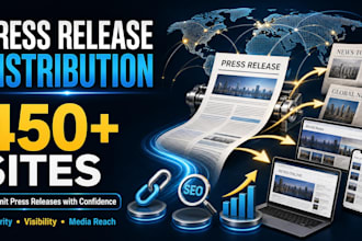 online press release, press release distribution and submit press release