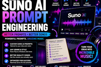 create expert suno ai prompts for professional ai songs