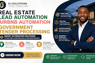 do real estate lead automation airbnb automation government tender processing
