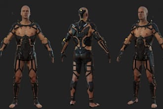3d character model, 3d character, game character 3d model, 3d sculpting
