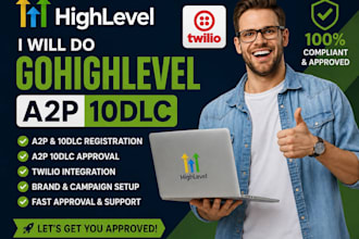 gohighlevel a2p 10dlc, a2p, twilio, a2p 10dlc registration, 10dlc
