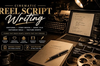 do write cinematic video and reel scripts