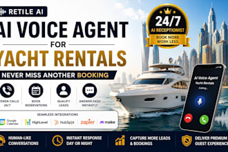 build a retell ai voice agent for yacht booking and reservations