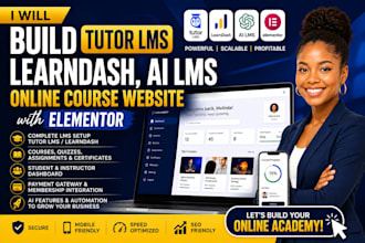 build tutor lms learndash or ai lms online course website