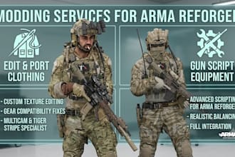 edit and port clothing and gun script equipment to arma reforger