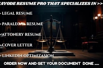 write legal resume paralegal resume attorney resume cover letter and linkedin
