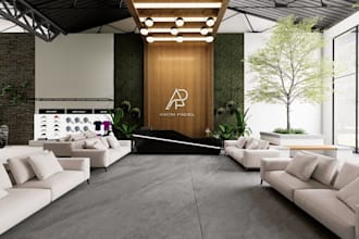 render 3d indoor paddle court,sport lounge design,sports facility,tennis center