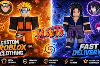 design custom roblox classic clothing, ugc items and avatar gfx artwork