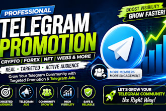 promote your telegram group with telegram ads for crypto forex web3  community