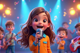 write and compose original kid song