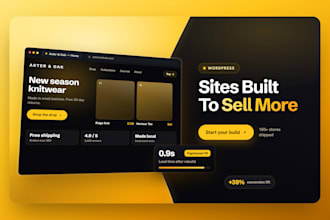 design a professional website or landing page