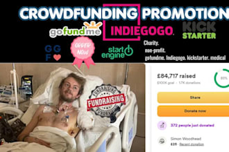 create and promote gofundme medical non profit crowdfunding campaign promotion
