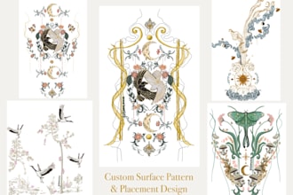 create custom surface pattern designs in procreate