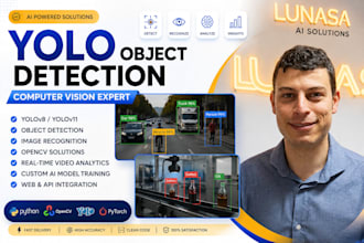 develop yolo object detection, computer vision, opencv, image recognition ai