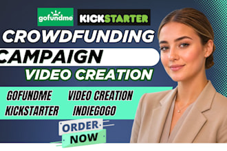 do crowdfunding video for kickstarter indiegogo gofundme fundraising campaign