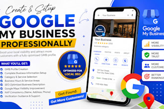 create and setup google my business gmb profile professionally