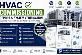 hvac commissioning report and system verification, hvac report
