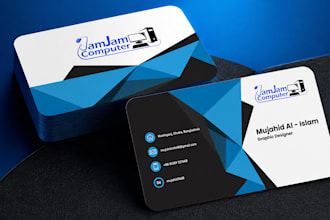 design modern business card and branding stationery set