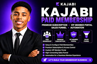 do kajabi paid membership, premium subscription, VIP member portal, sales funnel