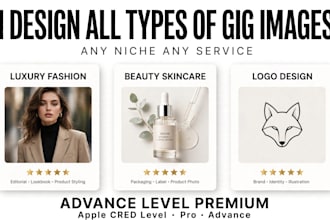 professional fiverr gig thumbnails for any niche