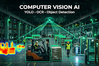develop computer vision ai, object detection, ocr, yolo, image recognition