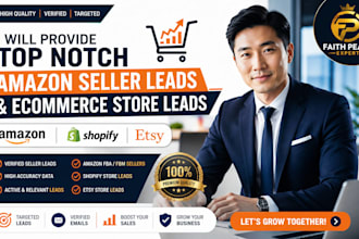 provide top quality amazon seller leads and ecommerce store leads