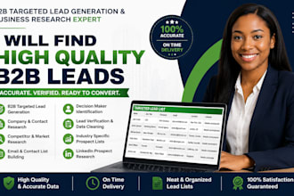 provide b2b, amazon seller and ecommerce leads with competitor analysis