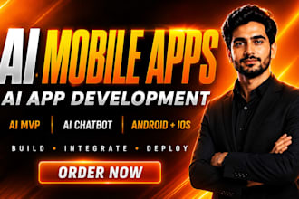 build ai mobile app, ai mvp, ai app development, android ios, ai chatbot app
