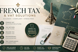 french tax, france vat, tax return, vat registration, tax filing for expats