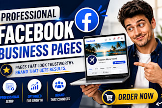 create and setup facebook business page