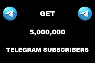 promote telegram to grow telegram subscribers, telegram promotion to 5m users