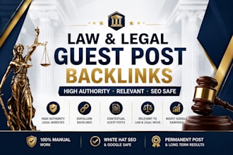 publish high authority law guest post with dofollow backlink for attorneys