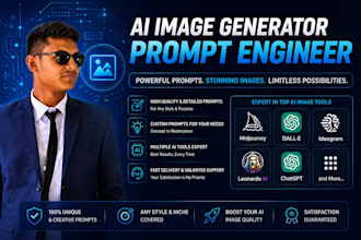 create professional ai image prompts for midjourney, dall e, chatgpt