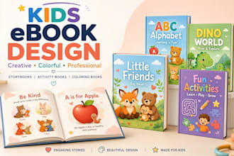 create a creative and colorful kids e book