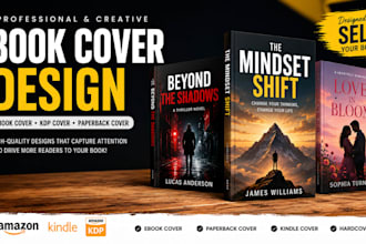 design book cover ebookcover amazon KDP kindle and paperback book cover design