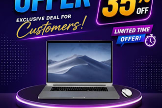 do visual design and store banner