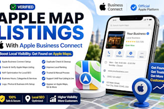 create verified apple map listings with apple business connect for local ranking