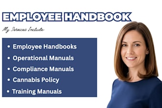 write a professional employee handbook with HR policies and company procedures
