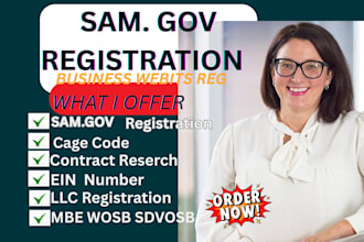 complete your sam gov registration uei cage code llc registration  renewal