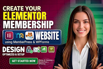 create elementor paywall membership website using memberpress and wpforms