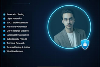 do any cybersecurity tasks, projects, and research