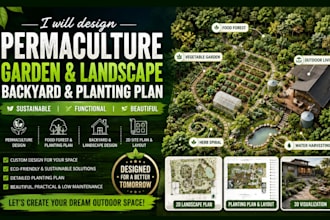 design permaculture garden landscape garden backyard and planting plan