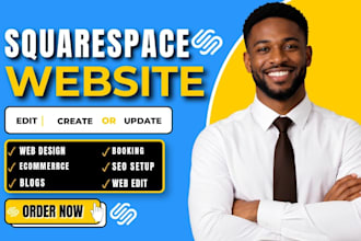 update squarespace website create squarespace website redesign edit squarespace