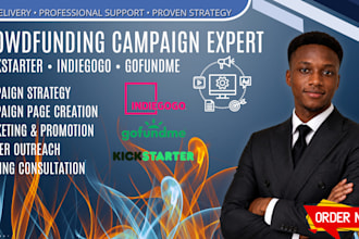 promote your gofundme kickstarter or indiegogo campaign to active supporters