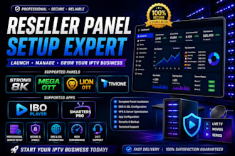 reseller panel, strong 8k, mega ott, lion ott, tivione, ibo player, smarter pro